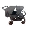 Poussette 4 places Lidoo City H4E Full Black