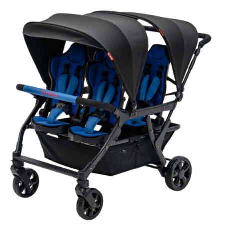 Poussette 4 places Assises Réversibles DSP4 Blue