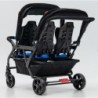 Poussette 4 places Assises Réversibles DSP4 Blue