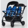 Poussette 4 places Assises Réversibles DSP4 Blue