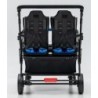 Poussette 4 places Assises Réversibles DSP4 Blue