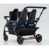 Poussette 4 places Assises Réversibles DSP4 Blue