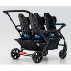 Poussette 4 places Assises Réversibles DSP4 Blue