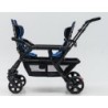 Poussette 4 places Assises Réversibles DSP4 Blue