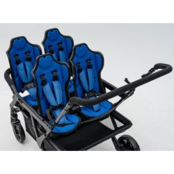 Poussette 4 places Assises Réversibles DSP4 Blue