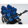 Poussette 4 places Assises Réversibles DSP4 Blue