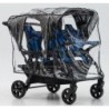 Poussette 4 places Assises Réversibles DSP4 Blue
