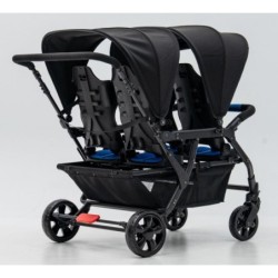 Poussette 4 places Assises Réversibles DSP4 Blue