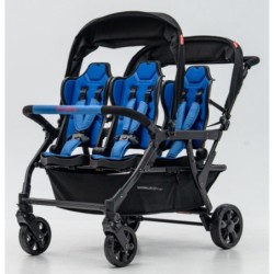 Poussette 4 places Assises Réversibles DSP4 Blue