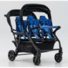 Poussette 4 places Assises Réversibles DSP4 Blue