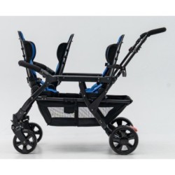 Poussette 4 places Assises Réversibles DSP4 Blue