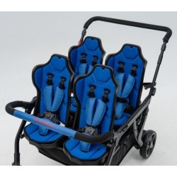 Poussette 4 places Assises Réversibles DSP4 Blue
