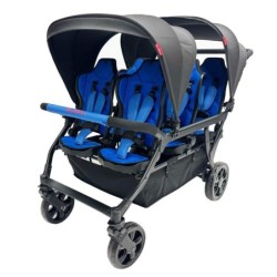 Poussette 6 places Assises Réversibles DSP6 Red