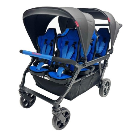 Poussette 6 places Assises Réversibles DSP6 Red