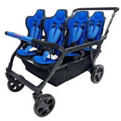 Poussette 6 places Assises Réversibles DSP6 Red