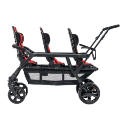 Poussette 6 places Assises Réversibles DSP6 Red