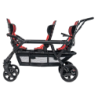 Poussette 6 places Assises Réversibles DSP6 Red