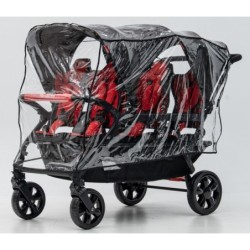 Poussette 6 places Assises Réversibles DSP6 Red