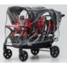 Poussette 6 places Assises Réversibles DSP6 Red