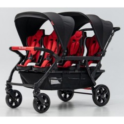 Poussette 6 places Assises Réversibles DSP6 Red