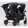 Poussette 6 places Assises Réversibles DSP6 Red