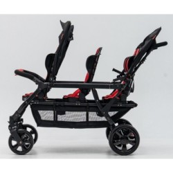 Poussette 6 places Assises Réversibles DSP6 Red