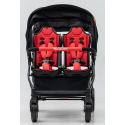 Poussette 6 places Assises Réversibles DSP6 Red