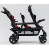 Poussette 6 places Assises Réversibles DSP6 Red