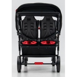 Poussette 6 places Assises Réversibles DSP6 Red
