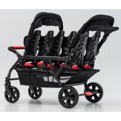 Poussette 6 places Assises Réversibles DSP6 Red