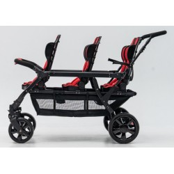 Poussette 6 places Assises Réversibles DSP6 Red
