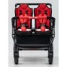 Poussette 6 places Assises Réversibles DSP6 Red