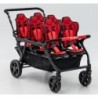 Poussette 6 places Assises Réversibles DSP6 Red