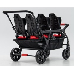 Poussette 6 places Assises Réversibles DSP6 Red