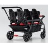 Poussette 6 places Assises Réversibles DSP6 Red