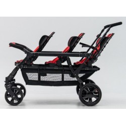 Poussette 6 places Assises Réversibles DSP6 Red