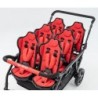Poussette 6 places Assises Réversibles DSP6 Red