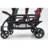 Poussette 6 places Assises Réversibles DSP6 Red