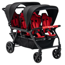 Poussette 6 places Assises Réversibles DSP6 Red