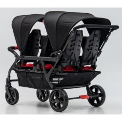 Poussette 6 places Assises Réversibles DSP6 Red