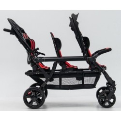 Poussette 6 places Assises Réversibles DSP6 Red