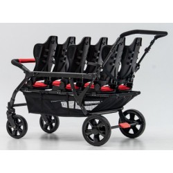 Poussette 6 places Assises Réversibles DSP6 Red