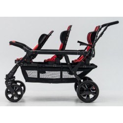 Poussette 6 places Assises Réversibles DSP6 Red