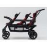 Poussette 6 places Assises Réversibles DSP6 Red
