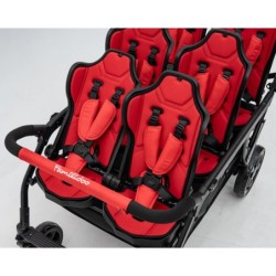 Poussette 6 places Assises Réversibles DSP6 Red