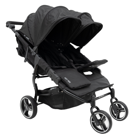 Poussette Double Baby Monsters Easy Twin 3 - Sideral Black
