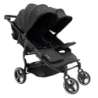 Poussette Double Baby Monsters Easy Twin 3 - Sideral Black