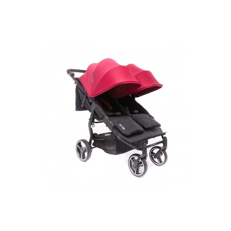 Poussette Double Baby Monsters Easy Twin 3S - Bordeaux