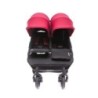 Poussette Double Baby Monsters Easy Twin 3S - Bordeaux