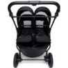 Poussette Double assises réversibles Baby Monsters Easy Twin 4 - Black